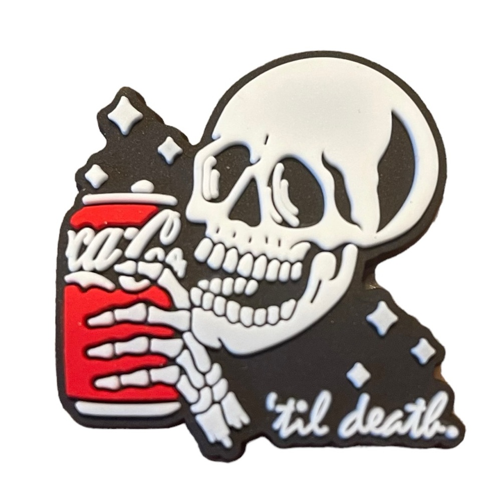 Coca Cola Till Death Croc Charm